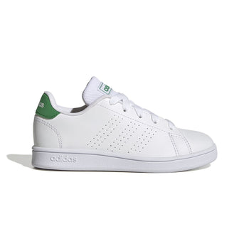 Sneakers da ragazza bianche con strisce traforate adidas Advantage K, Brand, SKU s354000182, Immagine 0